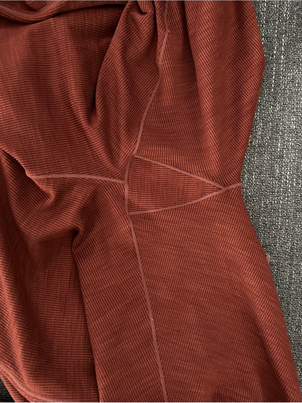 3 PrAna Ribbed High Rise Leggings Bundle Size M Brown Pink Navy - Picture 6 of 6